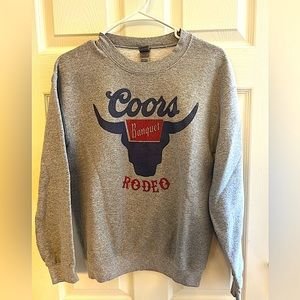 Ladies S Coors Banquet Rodeo crewneck sweatshirt